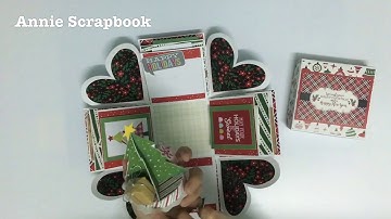 🎄DIY - CHRISTMAS EXPLODING BOX🎄