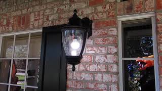Review Home Decorators Collection Wilkerson Black Outdoor Wall Lantern