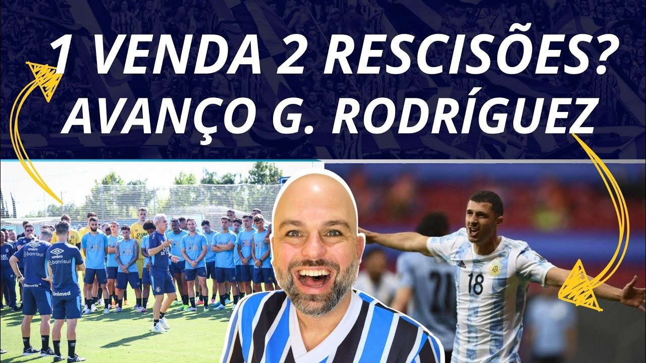 AGORA: VENDA E DUAS RESCISÕES AVANÇO GUIDO RODRÍGUEZ NO GRÊMIO! 