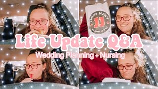 life update q&a 👰‍♀️ 💜 | wedding planning, theme, colors, season, checklists and life as a nurse!! by Erica Guimbarda 249 views 1 year ago 9 minutes, 27 seconds
