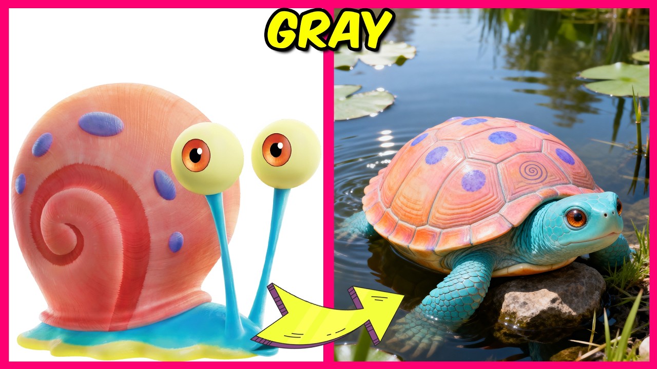 🎥Как выглядят персонажи Губки Боба в качестве домашних животных + их любимые вещи 🐌🌊🧽| Гари, Патр...