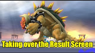 Giga Bowser Takes Over The Result Screen With A Transform Glitch (Super Smash Bros Wii U) Giga Bowser Takes Over The Result Screen With A Transform Glitch (Super Smash Bros Wii U)