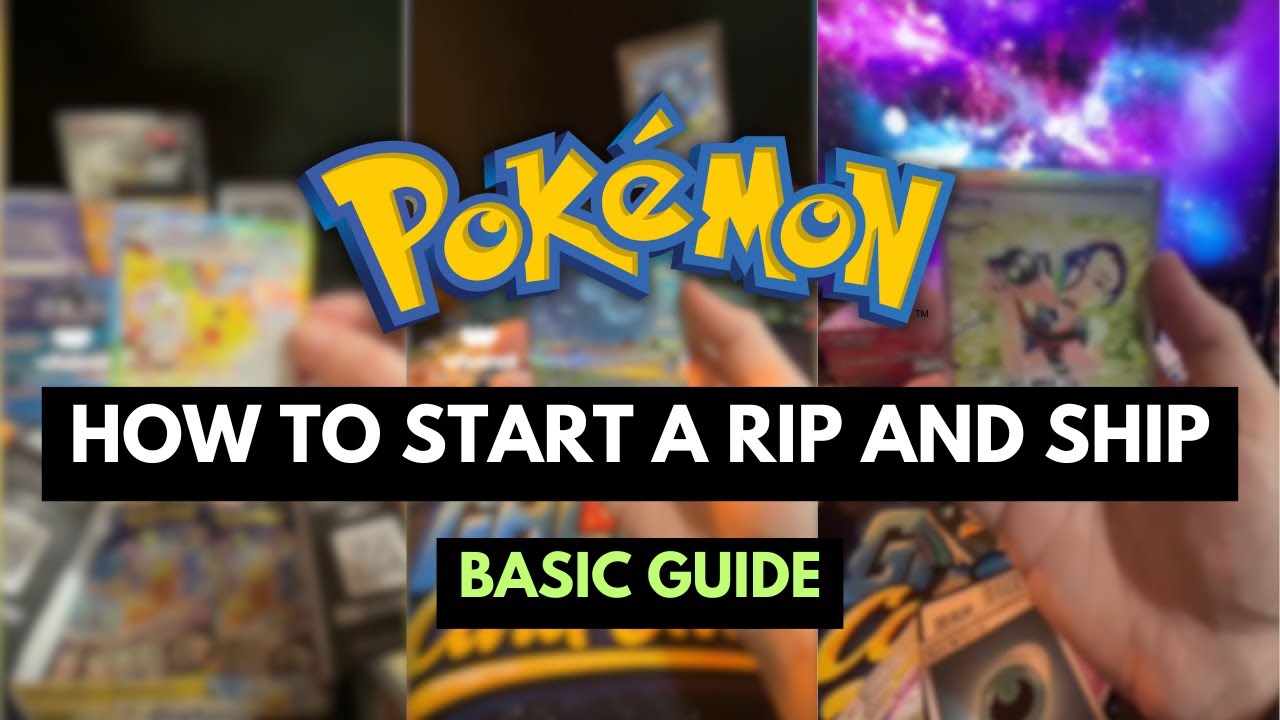 How to Start a Pokémon Rip and Ship Business: Basic Guide - YouTube