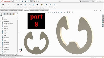 Design Car suspension system part 8 #solidworks #car #design #3d