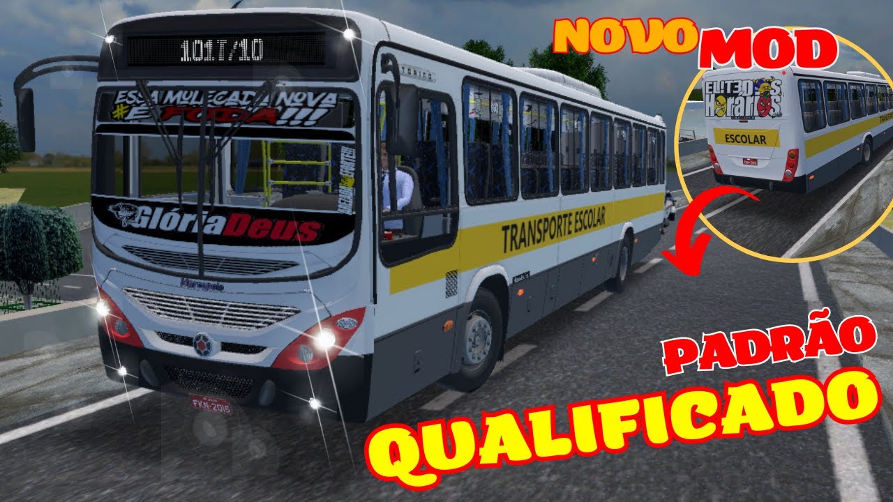 🔵 [PROTON BUS SIMULATOR] MAPA ESCOLAR - MARCOPOLO TORINO 2014 VW