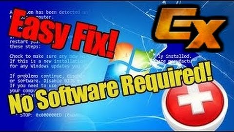 Blue Screen of Death Windows 7 Fix - Using Windows System File Checker