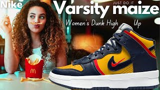 varsity maize dunk high up