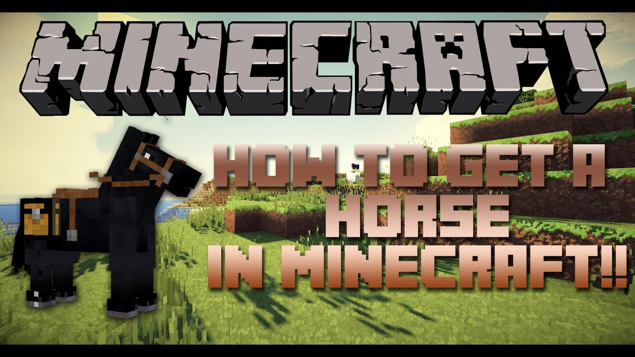 How to get a Horse on Minecraft! (Full Tutorial) - YouTube