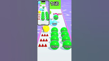 Ball Run 2048 infinite mode Gameplay #shorts #ballrun2048 #돈