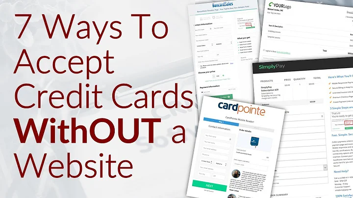 7 Ways To Accept Credit Card Payments WithOUT a Website   Do You Need a Website To Accept Credit Car