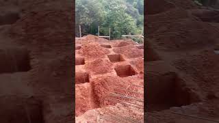 Atualização da obra: parte da fundação