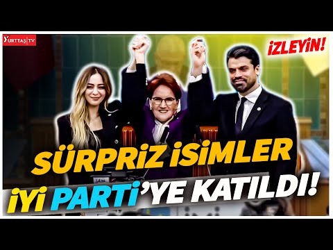 Sürpriz isimler İYİ Parti'ye katıldı! Rozetlerini Meral Akşener taktı!