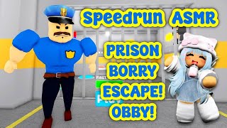 PRISON BORRY ESCAPE! (OBBY!) - Speedrun Gameplay