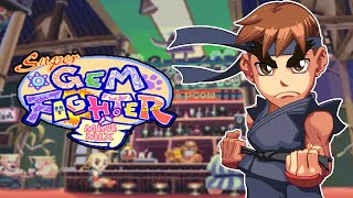 Super Gem Fighter Mini Mix (Pocket Fighter) - Ryu - Arcade Battle Playthrough