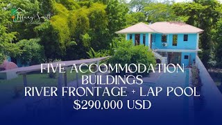 5 Buildings on the Mopan River with a Lap Pool for $290k | Belize Property Tour