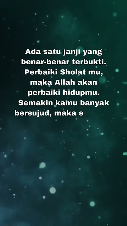 KATA BIJAK ISLAMI SINGKAT #videoshorts