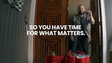 Delivery in as soon as thirty minutes. Order online or in the app and save time for the holidays.