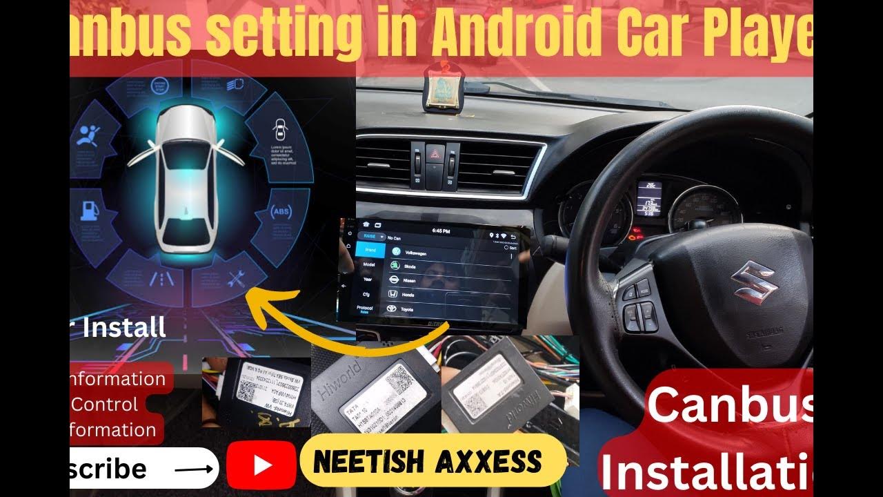 Canbus setting in Android Car stereo. How to Set Canbus in Android Car