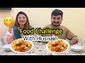 Food challenge with brother  kon jeeta  kisko mili punishment  alyna vlogs