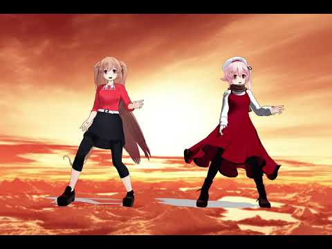 MMD 私服村雨と私服春雨で妄想感傷代償連盟