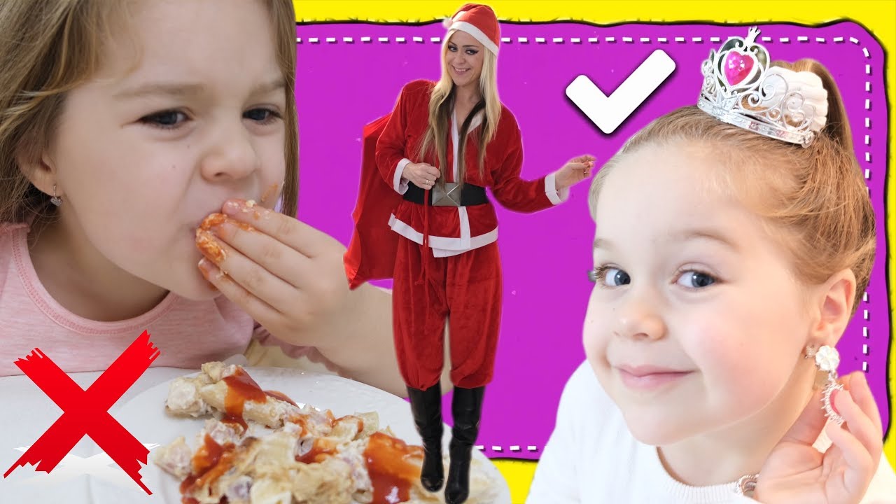 Deda Mrazica i pet poklona! Dobro VS Nevaljalo dete! Vrtić Deda Mrazić!