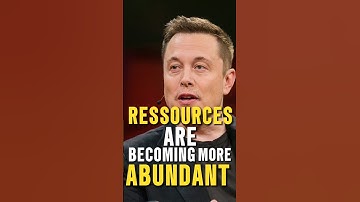 ressources are becoming more abundant ELON MUSK #inspiration#feed #feedshorts#motivational #speech