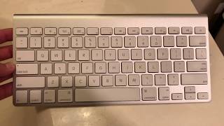 Genuine Apple Bluetooth Wireless Keyboard Aluminum A1314 MC184LL/B OEM