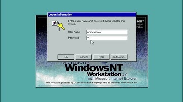 How to Log in to Windows NT 4.0
