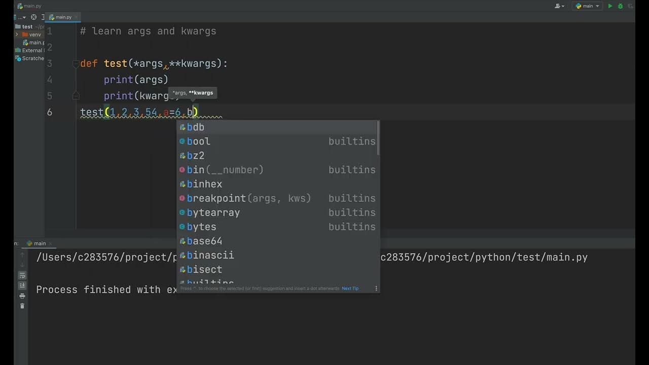 learn args and kwargs in python | python | tutorial | interview ...