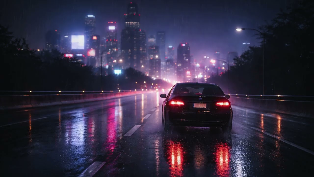 Neon Highway 🚗 | Emotional Night Drive Lo-Fi Music