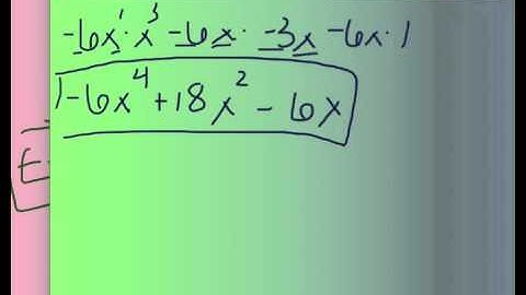 Unit 3 Notes 5  Multiplying a Monomial by a Polynomial
