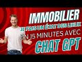 Raliser un tat des lieux en 15 minutes avec chat gpt