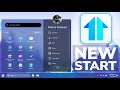 New start menu in windows 11 23h2 with start11