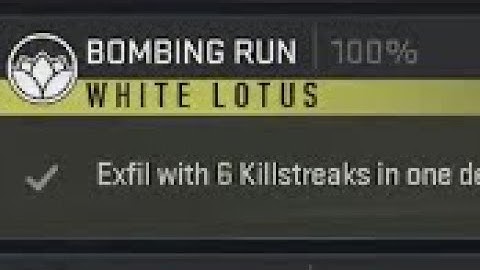 DMZ SOLO BOMBING RUN WHITE LOTUS MISSION HOW TO COMPLETE