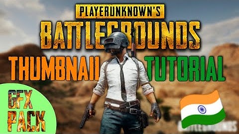 How to make pubg thumbnails on android Hindi • PS Touch tutorial & Gfx pack included