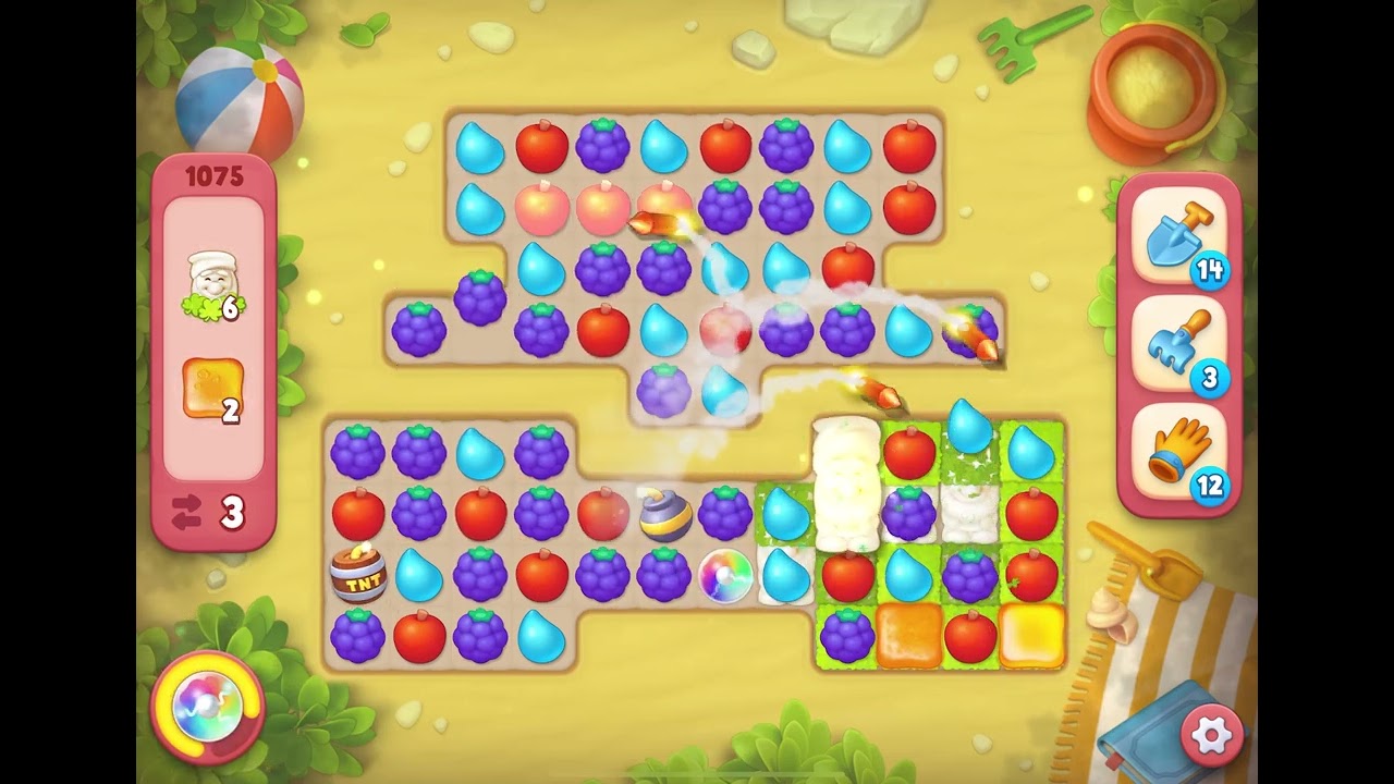 Gardenscapes Level 1075 Hard NO BOOSTERS