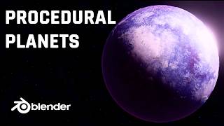 Make a Procedural Planet in Blender! (Easy & Customizable!)