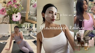 Self Care week & Beauty Maintenance Routine 🎀 hair, skincare, fitness & nails