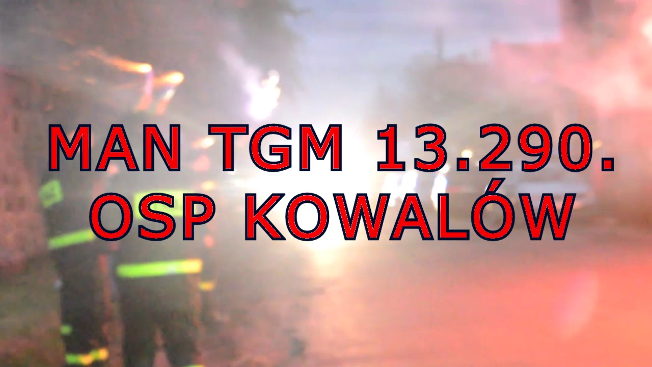 Przywitanie nowego auta dla OSP Kowalów.