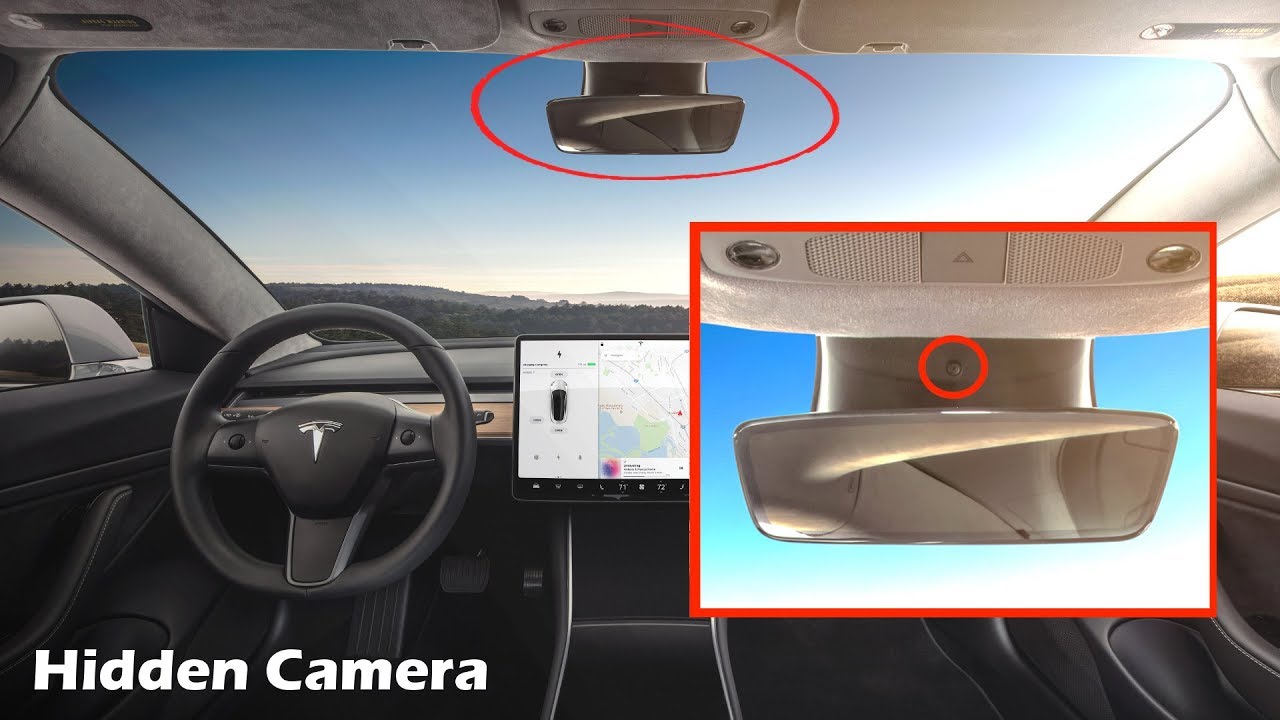 Tesla Model 3 Hidden Camera