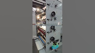 Flexo Four Colour Printing Machine test running for 2 Colour👍