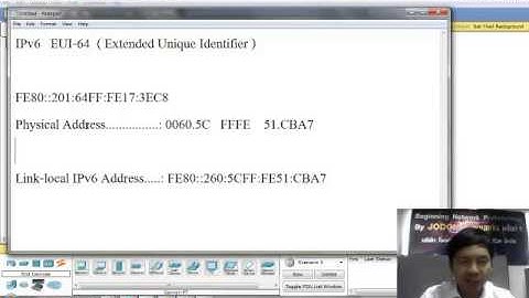 IPv6  Address EUI-64  โดย Mr.Jodoi (IPv6 ตอนที่ 3)