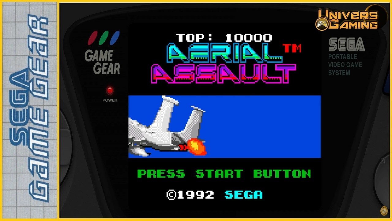 AERIAL ASSAULT (1990) – GAME GEAR SHOOT
