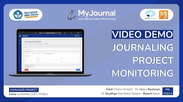 Video Demo PBL Journaling Project Monitoring
