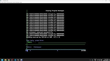 RUNSQLSTM - Basic CL Commands in IBM i (AS400)
