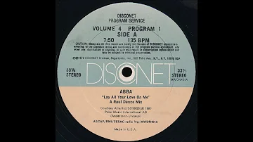 ABBA - Lay all your love on me Disconet remix (HQ)