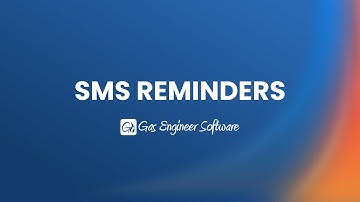 SMS Reminders On Gas Engineer Software