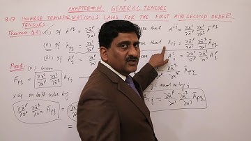 42. Inverse Transformation Laws   | General Tensors  | Tensor Analysis  | Prof Khalid