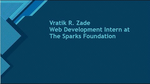 Testing-Automated | The Sparks Foundation | #GRIPOCT21 | Web Development Intern | Vratik Zade