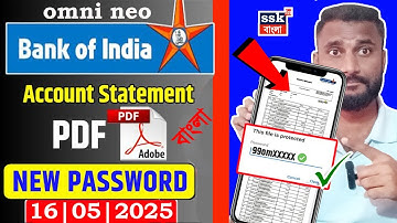 bank of india statement pdf password | bank of india statement pdf password 2025 | #bankofindia